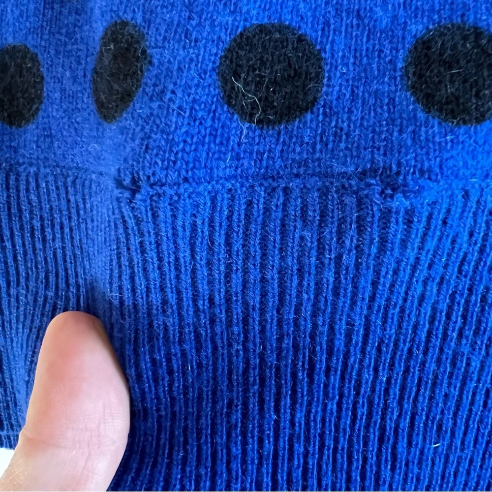 Only Mine Cashmere Polka dot Sweater XL - Picture 11 of 11